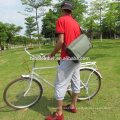 Alibaba China Guang Zhou Wholesale external frame canvas single bike pannier bags